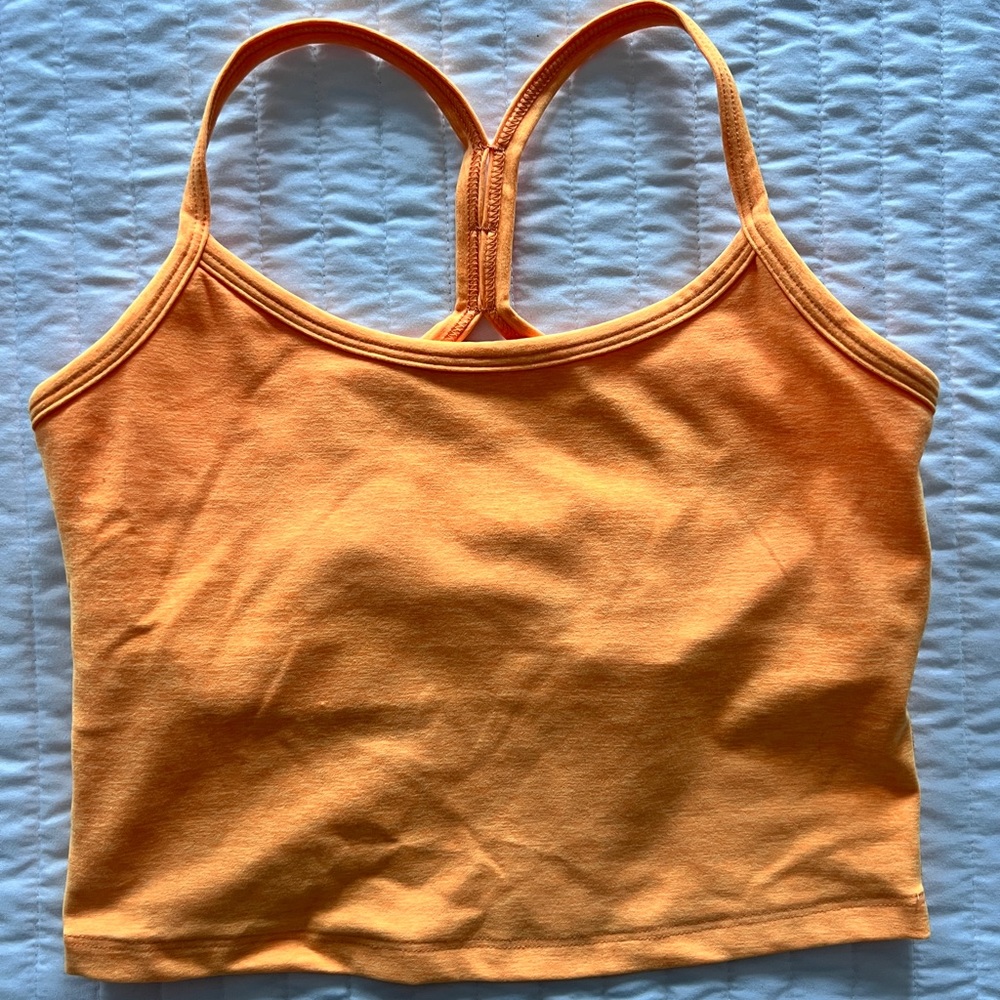 BEYOND YOGA space dye slim racerback cropped tank